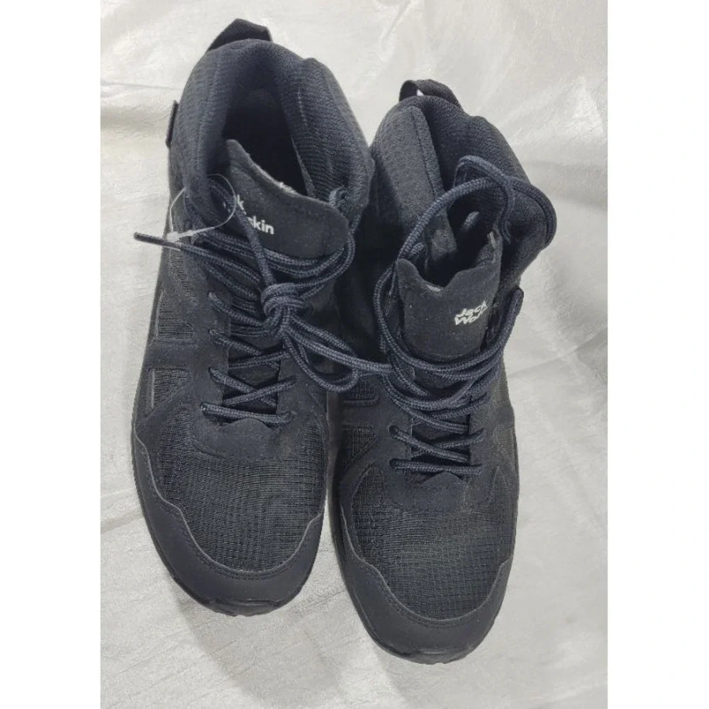 Jack Wolfskin Women's Woodland 2 Texapore Mid Waterproof Hiking Shoes Black 7.5